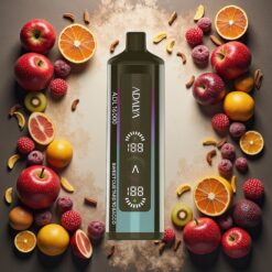 Adalya ADL 16000 PRO Puffs Engangsdamp 16.000 puffs, Søt vaniljetobakk