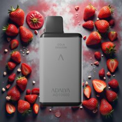 Adalya AD 10000 Puffs Disposable Vape Jordbærsprut 14 ml 2% nikotin
