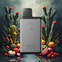 Adalya AD 10000 Puffs Disposable Vape Kaktus Splash (romgrå, 14 ml)