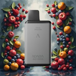 Adalya AD 10000 Puffs Engangsdamp Romgrå 14 ml