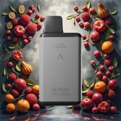 Adalya AD 10000 Puffs Engangsdamp Romgrå 14 ml