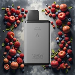 Adalya AD 10000 Puffs Engangsvaper – Romgrå, 14 ml