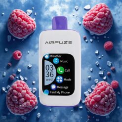 AirFuze Smart Pro 40000 Puffs Engangsdamp Blå Bringebær Is med 900mAh batteri og 20ML e-væske