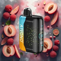 Aivono AIM BOOM 25000 Puffs 28ml/650mAh Bringebær Fersken Lime