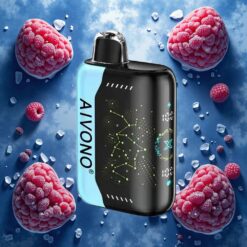Aivono AIM BOOM 25000 Puffs Blå Bringebær Is 28ml 650mAh