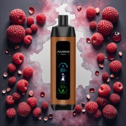 Aivono AIM FATPRO 22000 Puffs 28ml E-liquid 0,6 ohm Mesh Coil Kirsebær Bringebær