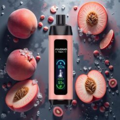 Aivono AIM FATPRO 22000 Puffs Fersken Is 0%/2%/3%/5% Nikotin, 28ml E-væske