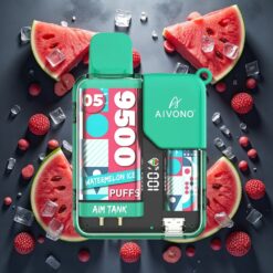 Aivono AIM-TANK 9500 Puffs 18ml Vannmelon Is 650mAh