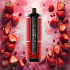 Al Fakher Crown Bar 15K Hypermax Disposable Vape Kit Jordbær Punch 22ml/600mAh