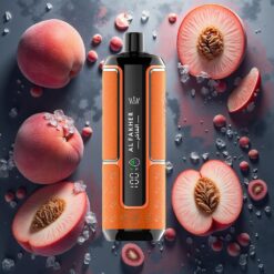 Al Fakher Crown Bar 15K Hypermax Engangs Vape Kit Fersken Is – 22ml, 15 000 Puff