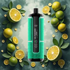 Al Fakher Crown Bar 15K Hypermax Engangs Vape Kit Sitron Lime – 22ml & 15.000 Puff