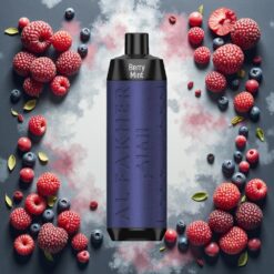 Al Fakher Crown Bar 8000 Crystal Disposable Vape Bær-Mynte 18ml 8000 Puffs