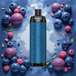 Al Fakher Crown Bar 8000 Crystal Disposable Vape Blåbærtuggummi 18ml e-Liquid 8000 Puffs