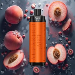 Al Fakher Crown Bar 8000 Crystal Disposable Vape Fersken Is 18ml 8000 Puffs