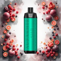 Al Fakher Crown Bar 8000 Crystal Disposable Vape Hvit Blits – 18ml e-væske, 8000 puff