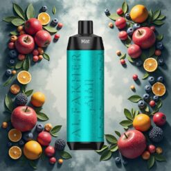 Al Fakher Crown Bar 8000 Crystal Disposable Vape Mynte – 18ml e-Liquid, 8000 Puffs