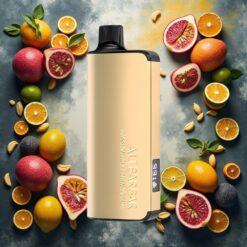 Alibarbar Ingot 9000 Puffs Engangsdamp Pasjonsfrukt Mango Lime 22ml 2350mAh