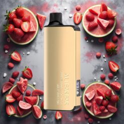 Alibarbar Ingot 9000 Puffs Engangsdamper Jordbær Kokosnapp Vannmelon 22ml 9000 Puff