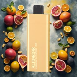 Alibarbar Pandora 7000 Puffs Disposable Vape Pasjonsfrukt Mango Lime – 17 ml, 7000 puff