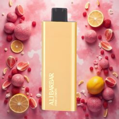 Alibarbar Pandora 7000 Puffs Disposable Vape Rosa Sitron, 17 ml