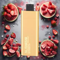 Alibarbar Pandora 7000 Puffs Engangsdamp 17 ml Jordbær Kokosnobb Vannmelon