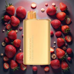 Alibarbar Rich 8000 Puffs Engangs Vape Jordbær Hubba Bubba 20ml/2000mAh