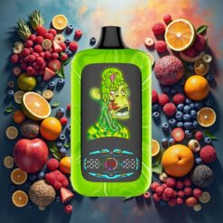 Fumot Digital Monkey Engangsdamp Tropisk Regnbue Eksplosjon 40000 Puffs Dual Mesh Coil