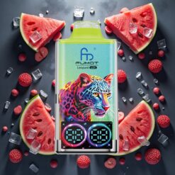 Fumot Leopard 40K Puffs Disposable Vape Vannmelon Is, 5% Nikotin, 700mAh Batteri