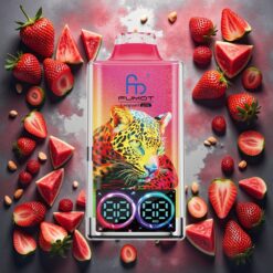 Fumot Leopard 40K Puffs Engangsdamp Jordbær Vannmelon 5% Nikotin 700mAh