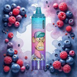 Fumot RandM Tornado 15000 Puffs Blåbær Bringebær 25ml 850mAh