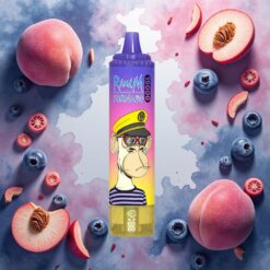 Fumot RandM Tornado 15000 Puffs Fersken Blåbær Godteri 25ml 850mAh