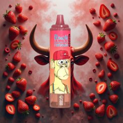 Fumot RandM Tornado 15000 Puffs Jordbær Red Bull 25ml 850mAh