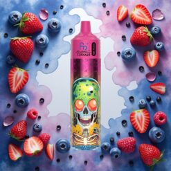 Fumot RandM Tornado 30000 Blåbær Jordbær Bringebær Iskrem – 30.000 pust, 30mL