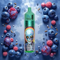 Fumot RandM Tornado 30000 Puffs Disposable Vape Blåbær Is, 30mL 5%