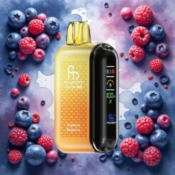 Fumot Tornado 20000 Puffs Engangsdamp Blåbær Bringebær 20ml 850mAh