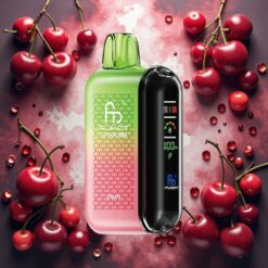 Fumot Tornado 20000 Puffs Engangsdamp Cherry (Kirsebær) 20ml 850mAh