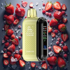 Fumot Tornado 20000 Puffs Engangsdamp Jordbær Is med 20ml E-væske og 850mAh Batteri