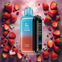 Fumot Tornado 20000 Puffs Engangsdamp Jordbæris 20ml 2% Nikotin