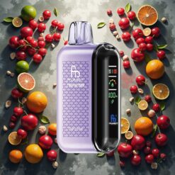 Fumot Tornado 20000 Puffs Engangsdamper Kirsebær Lime 20ml 850mAh