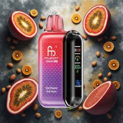 Fumot Tornado 20000 Puffs Engangsdamper Kiwi Pasjonsfrukt Guava 20ml 2% Nikotin