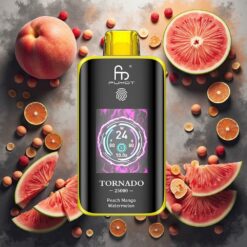 Fumot Tornado 25000 Puffs Fersken Mango Vannmelon 20ml 700mAh