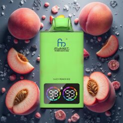 Fumot Tornado 35000 Engangsdamper Juicy Peach Is – Dual Mesh Coil, 15ml E-juice