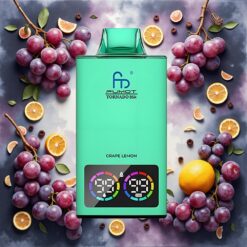 Fumot Tornado 35K Engangs Vape Drue Sitron med Dual Mesh Coil og 35000 Puffs