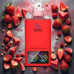 Fumot Tornado 35K Engangs Vape Jordbær Vannmelon, 15ml E-væske, 700 MAH Batteri
