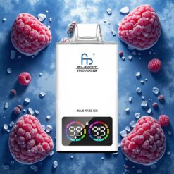 Fumot Tornado 35K Engangsdamp Blå Bringebær Is med 15ml E-væske og 700 MAH Batteri