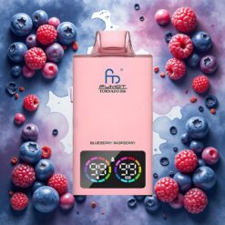 Fumot Tornado 35K Engangsdamp Blåbær Bringebær med 15ml E-væske og 700 MAH Batteri
