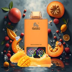 Fumot Tornado 35K Engangsdamp med 15ml E-juice og 35000 Puffs Mexico Mango Is