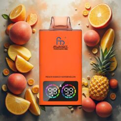 Fumot Tornado 35K Engangsdamp med Fersken Mango Ananas & 15ml E-juice