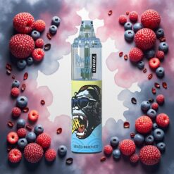 Fumot Tornado 7000 Disposable Vape Blandede Bær 14 ML E-liquid 850 MAH Battery