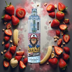 Fumot Tornado 7000 Disposable Vape Jordbær Banan 14 ML 850 MAH